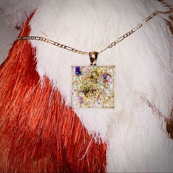 NWT 1 OF A KIND WHITE CRYSTALS DRUZY PENDANT - Picture 6 of 7